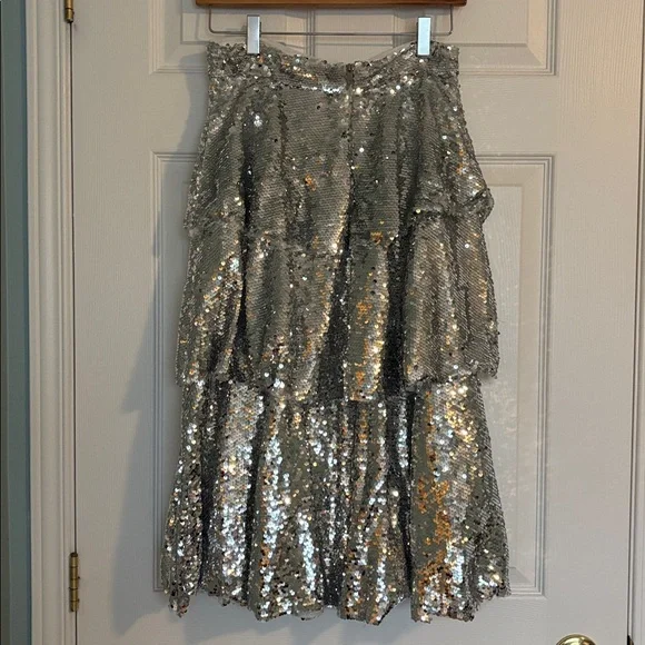FRNCH tiered sequinned skirt - Picture 11 of 11